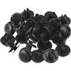 TUCKBOLD Clip Parafango Anteriore per Honda Civic 2013-2021 Resistente | Rivetti di Fissaggio in Plastica Tipo Spinta paraurti Nero 25 Pz per Honda Fit 2015-2021.