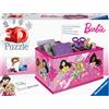 RAVENSBURGER 3D PUZZLE Ravensburger - 3D Puzzle Barbie Storage Box, 216 Pezzi, Include Accessori, 8+ Anni