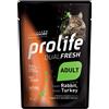 Prolife Gatto Dual Fresh Adulto Coniglio & Tacchino Busta 85 Gr
