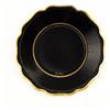 Givi Piatti Cartone New Liberty Black and Gold D 21 Cm Cf 8 Pz