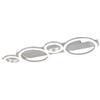Trio Lighting Plafoniera Lumos Led Metallo Cromo All L. 72cm di Trio Lighting