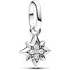 PANDORA ME Mini ciondolo a forma di stella in argento Sterling con zirconia cubica trasparente