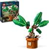 LEGO Harry Potter Mandragola, Personaggio Giocattolo con Vaso da Costruire, Creatura Magica con Arti e Bocca Mobili, Giochi per Bambini e Bambine da 10 Anni, Idea Regalo Decorativa da Collezione 76433