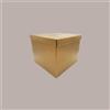 LUCGEL Scatola Baule + Coperchio Carta Oro 300x300x240 mm 2 pezzi