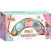 NICE SRL Set bombe bagno Rainbow Pink It, bath bomb colorate profumate, idea regalo bambini, gioco sensoriale