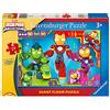 RAVENSBURGER S.R.L. Ravensburger Puzzle Iron Man Giant Pavimento 24 Pezzi - 70x50 cm, Bambini 3+ Anni
