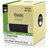 Dritz Elastico Intrecciato 1/2 x 45yd-Nero, 1/2-Inch by 45-Yard