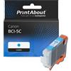 PrintAbout Cartuccia compatibile Canon BCI-5C - Ciano