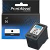 PrintAbout Cartuccia compatibile HP 56 (C6656AE) - Nero