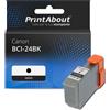 PrintAbout Cartuccia compatibile Canon BCI-24BK - Nero