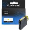 PrintAbout Cartuccia compatibile Epson T055 (C13T055440) - Giallo