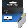 PrintAbout Cartuccia compatibile Epson T1281 - Nero