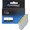 PrintAbout Cartuccia compatibile Epson T1284 - Giallo