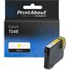 PrintAbout Cartuccia compatibile Epson T0484 (C13T048440) - Giallo
