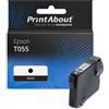 PrintAbout Cartuccia compatibile Epson T055 (C13T055140) - Nero