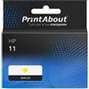 PrintAbout Cartuccia compatibile HP 11 (C4838A) - Giallo