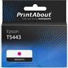 PrintAbout Cartuccia compatibile Epson T5443 (C13T544300) - Magenta