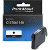 PrintAbout Cartuccia compatibile Epson C13T061140 - Nero