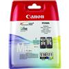 Canon Cartuccia stampante Canon PG-510 / CL-511 - Nero + 3 colori Multipack