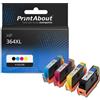 PrintAbout Cartuccia compatibile HP 364XL (N9J74AE) - 4 colori Alta capacità Multipack