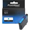 PrintAbout Cartuccia compatibile Epson T071 (C13T071240) - Ciano