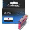 PrintAbout Cartuccia compatibile Brother LC-970M - Magenta