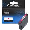 PrintAbout Cartuccia compatibile Epson T0803 - Magenta