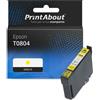 PrintAbout Cartuccia compatibile Epson T0804 - Giallo