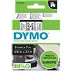 Dymo Nastro Dymo 40913 (S0720680) - Nero su bianco (9 mm)