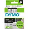 Dymo Nastro Dymo 45010 (S0720500) - Nero su trasparente (12 mm)
