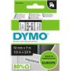 Dymo Nastro Dymo 45013 (S0720530) - Nero su bianco (12 mm)