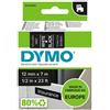 Dymo Nastro Dymo 45021 (S0720610) - Bianco su nero (12 mm)