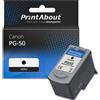 PrintAbout Cartuccia compatibile Canon PG-50 - Nero