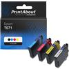 PrintAbout Cartuccia compatibile Epson T071 (C13T071540) - 4 colori Multipack