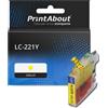 Brother Cartuccia stampante Brother LC-221Y - Giallo