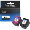 PrintAbout Cartuccia compatibile HP 303XL (3YN10AE) - Nero + 3 colori Alta capacità Multipack