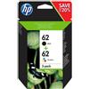 HP Cartuccia stampante HP 62 (N9J71AE) - Nero + 3 colori Multipack
