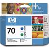 HP Cartuccia stampante HP 70 (C9408A) - Blu + verde