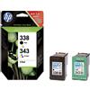 HP Cartuccia stampante HP 338+343 (SD449EE) - Nero + 3 colori Multipack