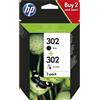 HP Cartuccia stampante HP 302 (X4D37AE) - Nero + 3 colori Multipack