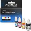 PrintAbout Cartuccia compatibile Canon GI-590BK/C/M/Y - 4 colori Multipack