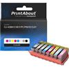 PrintAbout Cartuccia compatibile Canon CLI-42BK/C/M/Y/PC/PM/GY/LGY - 8 colori Multipack