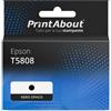 PrintAbout Cartuccia compatibile Epson T5808 - Nero opaco