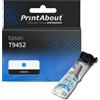 PrintAbout Cartuccia compatibile Epson T9452 - Ciano Alta capacità