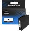 PrintAbout Cartuccia compatibile Epson T7551 - Nero