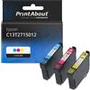PrintAbout Cartuccia compatibile Epson 27XL (T2715) - 3 colori Multipack
