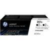 HP Toner HP 201X (CF400XD) - 2x Nero Alta Capacità Multipack