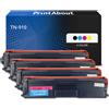 PrintAbout Toner compatibile Brother TN-910 - 4 colori Capacità extra-elevata Multipack