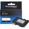 PrintAbout Cartuccia compatibile Ricoh GC-41Y (405764) - Giallo