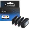 PrintAbout Cartuccia compatibile HP 953XL (3HZ52AE) - 4 colori Alta capacità Multipack